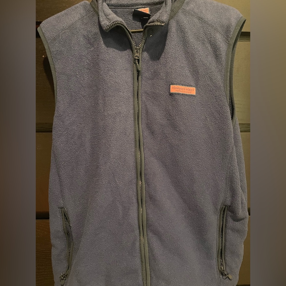 Vineyard Vines blue Fleece Vest for Layering